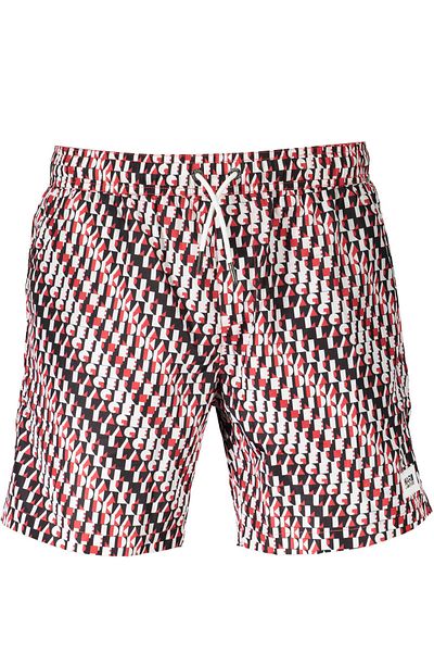 Karl Lagerfeld - Men's red print swimsuit