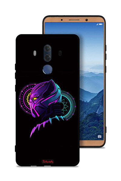 Tolwak غطاء حماية لهاتف هواوي ميت 10 برو، رسم فني رقمي بسيط عالي الدقة