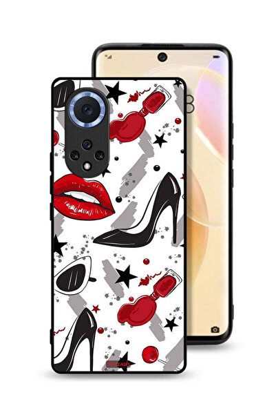 Tolwak Huawei nova 9 Protective Case Cover Lipstick And Shoes Art