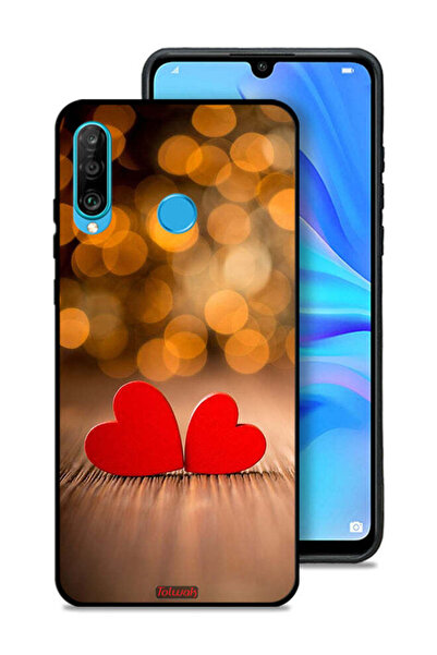 Tolwak غطاء حماية لهاتف هواوي بي 30 لايت بتصميم قلبين جميلين