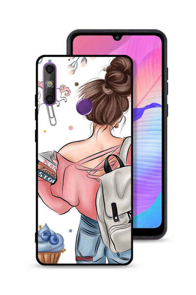 Tolwak Huawei Enjoy 20e Protective Case Cover Books In Hands