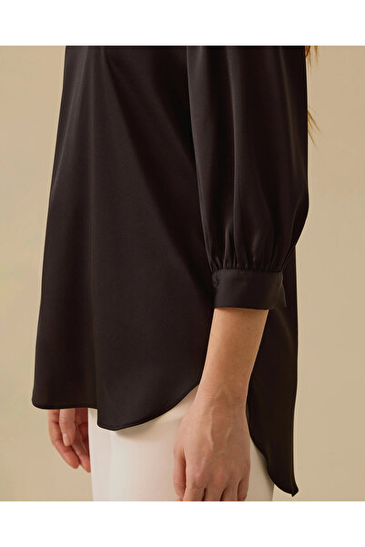 SEÇİL Round Neck Ball Sleeve Blouse