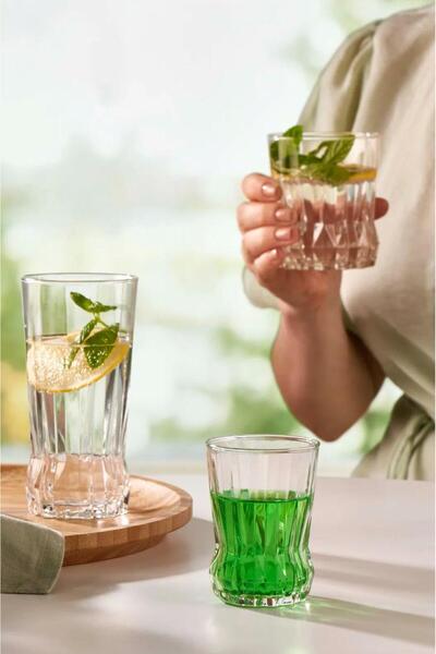 Paşabahçe مجموعة باشاباخانه 18 قطعة من أكواب جايا