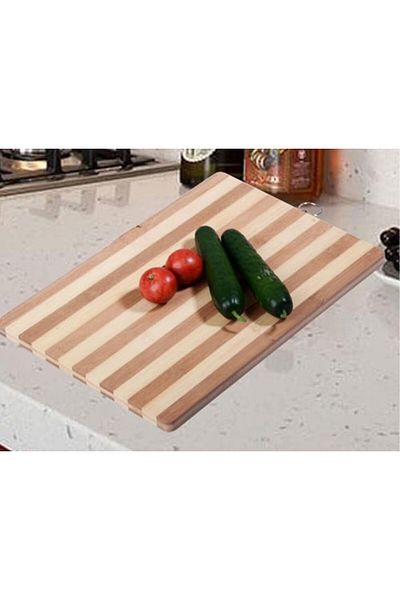 LEVA Bamboo Wood Cutting Board 24X34 cm – Natural, Durable and Hygienic Lv-2995