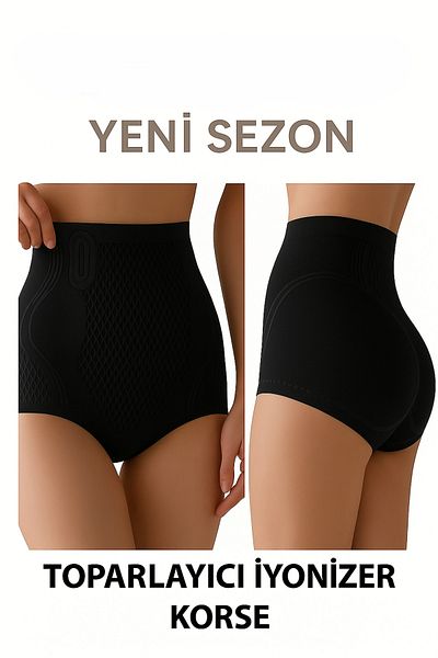 Sh Mağazacılık New Season Daily Seamless High Waist Lifting Ionizer Corset
