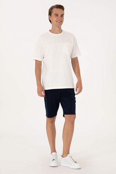 U.S. Polo Assn. Men's Navy Blue Knitted Shorts 50305925-Vr033