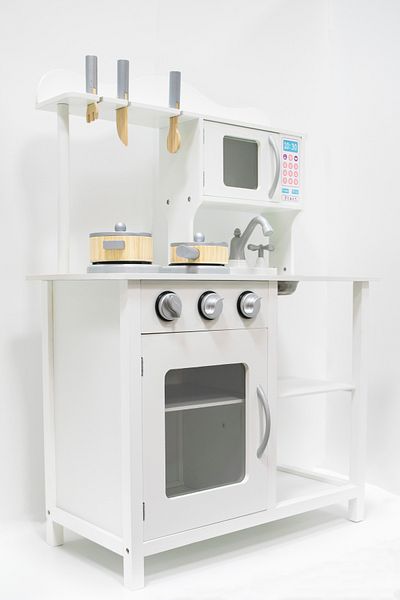 4iQ Group Children's Kitchen 4iq, Beata, Wood, 84.5 X 60 X 30 Cm, Multicolor