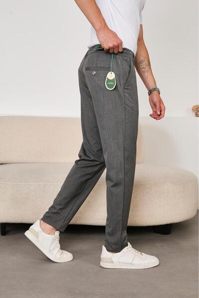 HA-KA GİYİM Men's New Season Jogger Pants Regular Fit Jogger Pants with Flap Button Detail