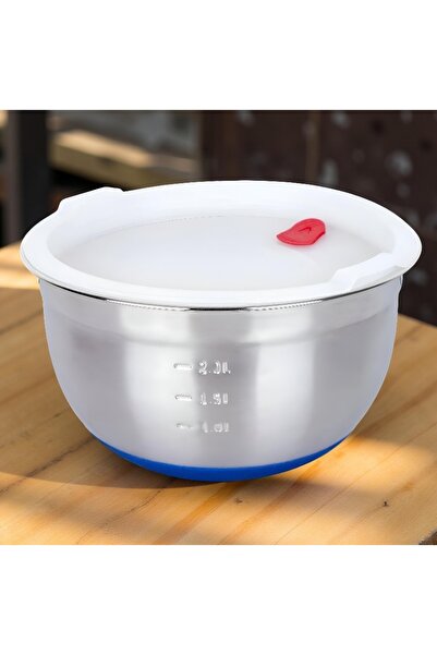 Voyager 20cm Stainless Steel Mixing Bowl with Lid