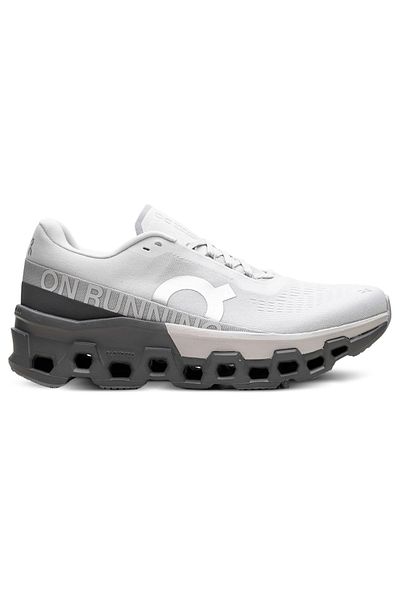 ON Cloudmonster 2 Sneakers – Frost/Rock Colorway with Max Cushion and Responsive Ride