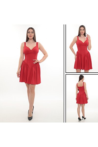 EUROPA korsajlı elbise