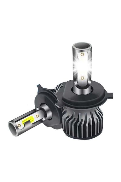 divendi-ro Set of 2 H4 COB LED bulbs H4, 100W, 12000 lumen, cool white light