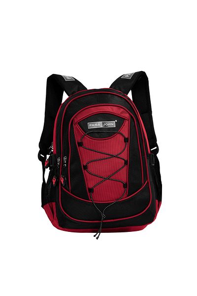 PARAJOHN Iconic 8 Lightweight Durable Schoolbag 18 inch- Red