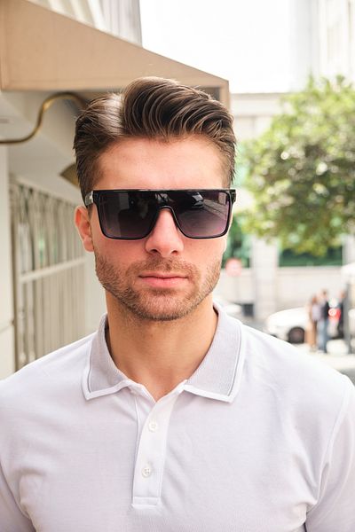 Monvago Mv2037 Block Glass Men's Sunglasses