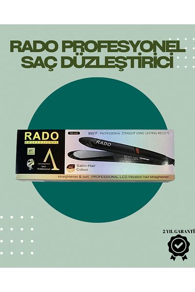 nerede bulurum Rado Rd-446 – Titanium Ceramic, 2.5 Meter Cable, Fast Heating Hair Straightener