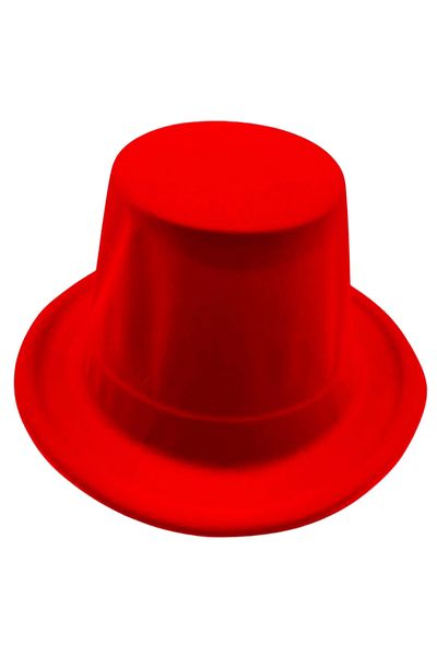 kidspartim Wizard Velvet Laser Hat Children's Model Red 24X20 cm