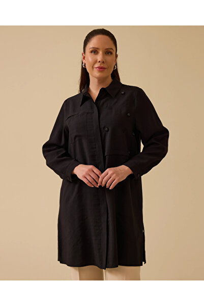 Gala-Xi Large Size Embroidery Detailed Tunic