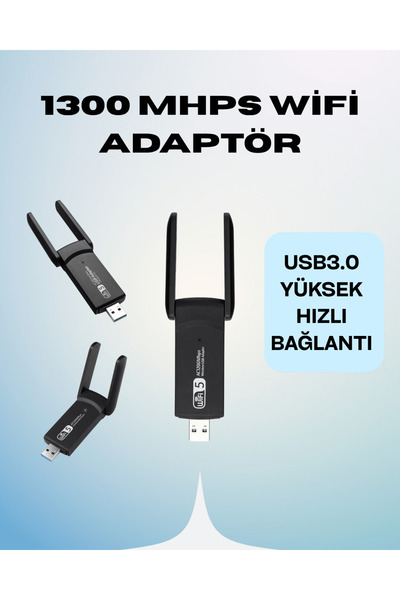 Genel Markalar Ac1200 Usb Wifi Adaptör