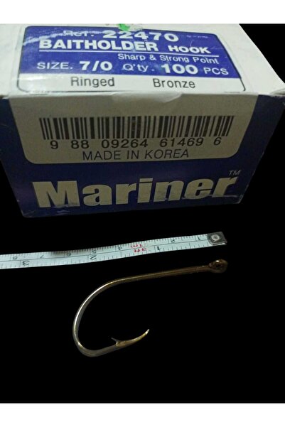 MARİNER 22470 Bronz Çapraz Delikli Tırnaklı Iğne (100) Lü