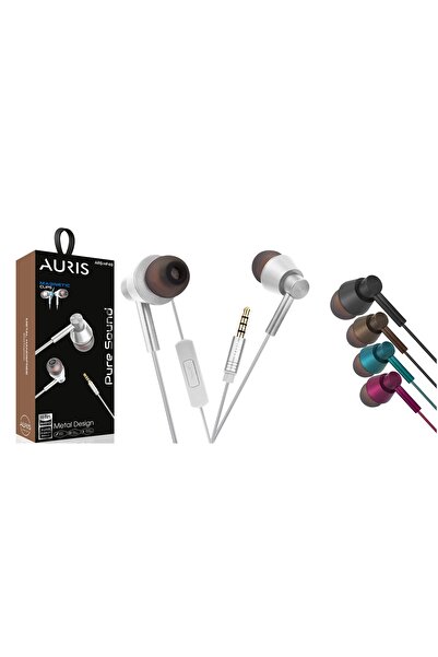 Auris HF49 Metal Manyetik Kablolu Kulakiçi Kulaklık