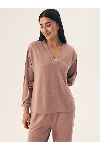 Henderson Subtle Home Women's Set Which Combines Comfort and Elegance & Crew Neck & Relaxation at Home | Boar