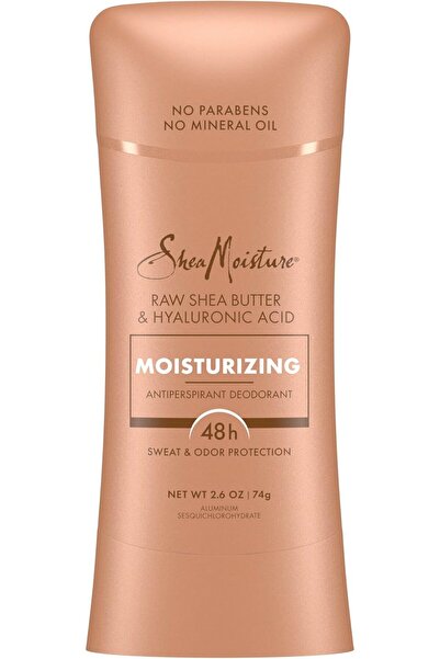Shea Moisture Antiperspirant Deodorant Stick with Raw Shea Butter and Hyaluronic Acid Moisturizing for 48 Hours of