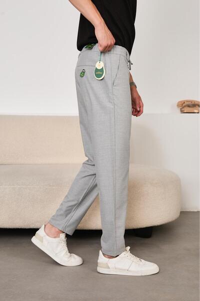 HA-KA GİYİM Men's New Season Jogger Pants Regular Fit Jogger Pants with Flap Button Detail