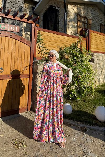 lurex moda Colorful Viscose Dress