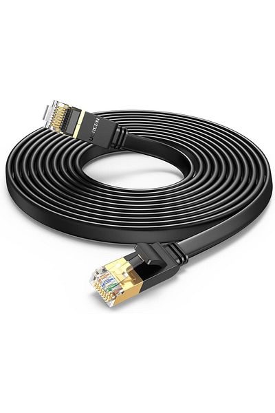 Ugreen Ethernet Cable Cat7 5M Gigabit Network Cord High-Speed Flat 10Gbps Shielded Internet Wire RJ4