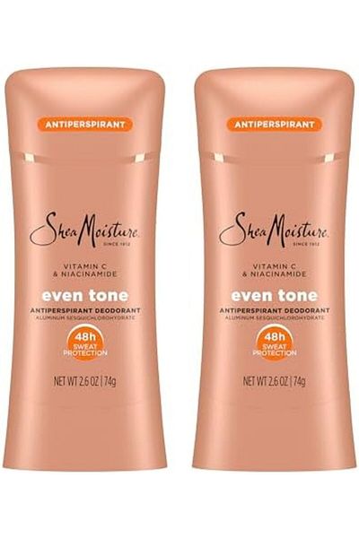 Shea Moisture Antiperspirant Deodorant Stick Uniform Tone Vitamin C And Niacinamide 2 Pack