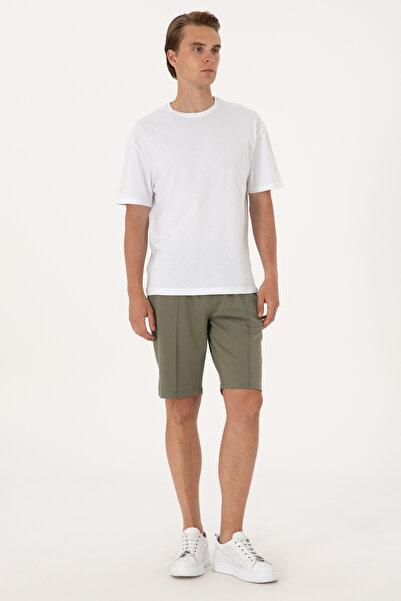 U.S. Polo Assn. Erkek Koyu Haki Örme Şort 50305925-VR111