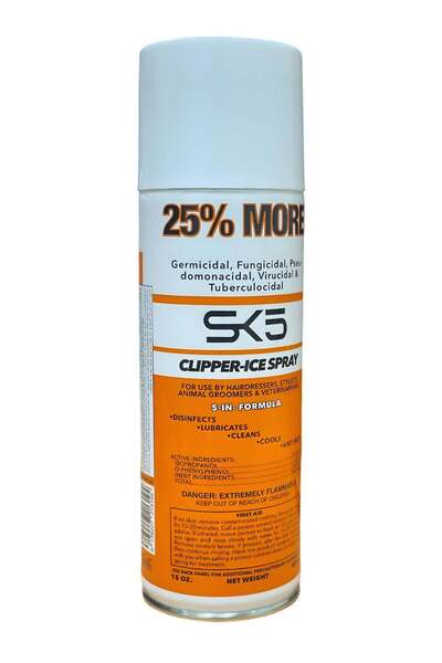 SK5 Clipper Ice Spray 5-in-1 Formula – 15oz
