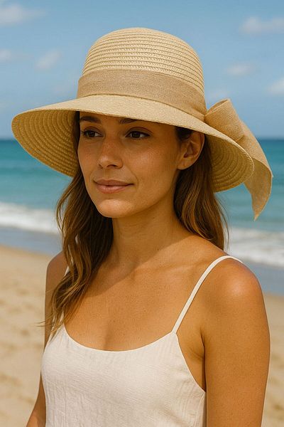 PARLAK EVREN beach hat