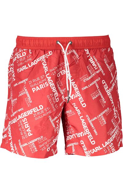 Karl Lagerfeld - Men's red swimsuit