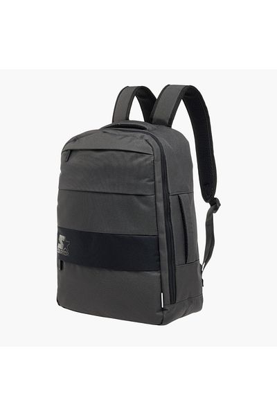 Starter Textured Backpack with Adjustable Straps and Zip Closure