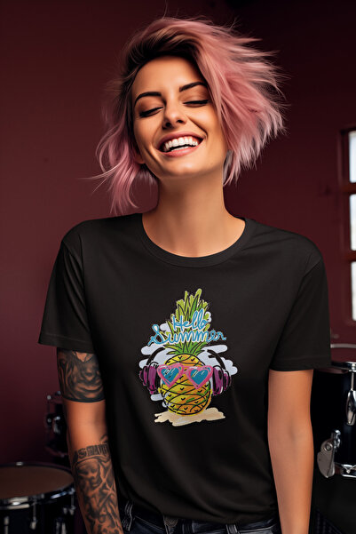 MAGORS STIL-X T-SHIRT FEMEI 100% BUMBAC CU GOL DE VARĂ TEMATIC