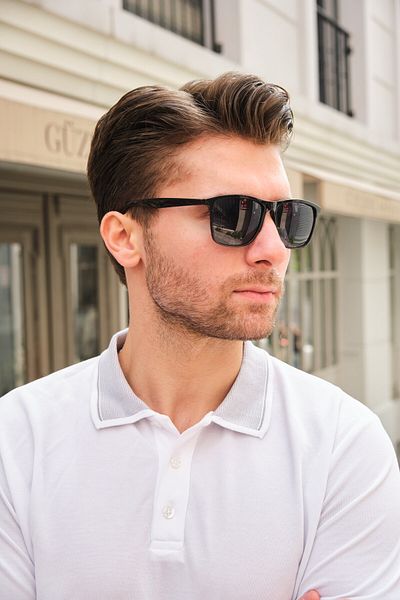 Monvago Mv2014P Polarized Black Men's Sunglasses