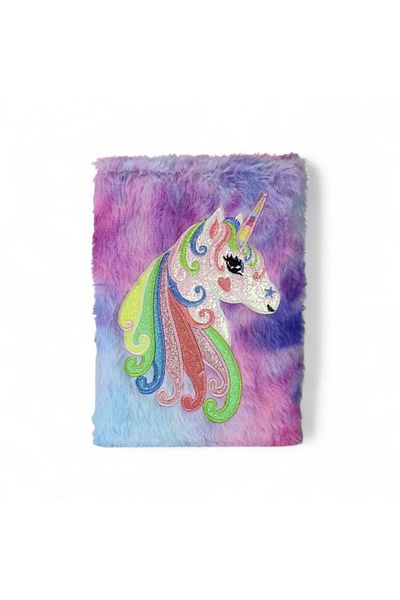 Kar Plush Scrapbook Patterned Unicorn-Striped