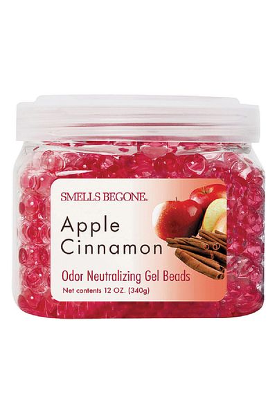 Smell Begone Apple Cinnamon Scented Odor Neutralizing Gel Beads Red 340g
