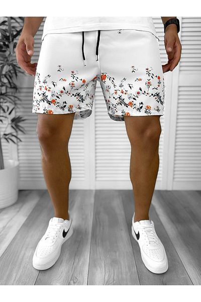 dehaine Men's Beach Pants, Printed, Blue, 12726