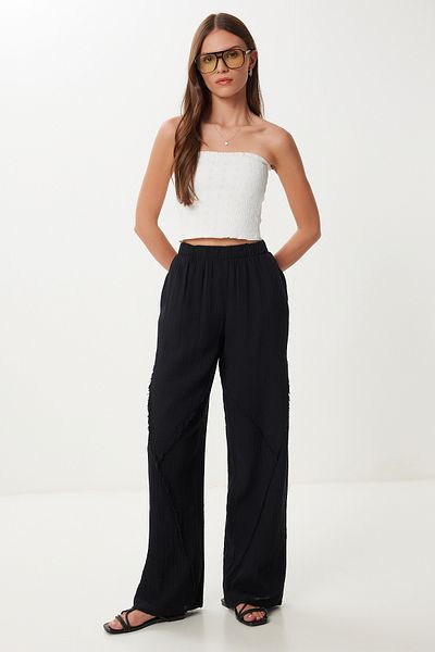 Lovelyİstanbul Tasseled Muslin Trousers
