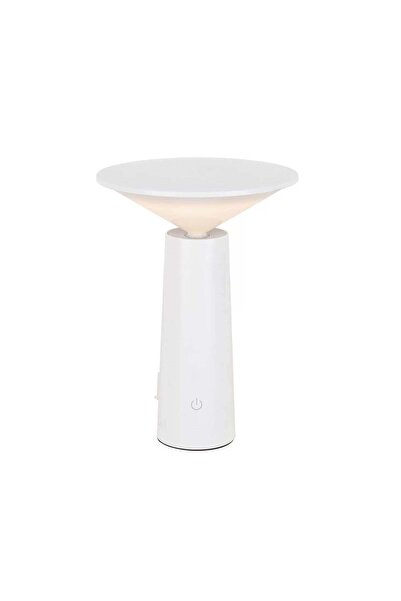 divendi-ro Lampă de masă LED, pivotantă, reglabilă, înălțime 19 cm, culoare alb/negru - alb