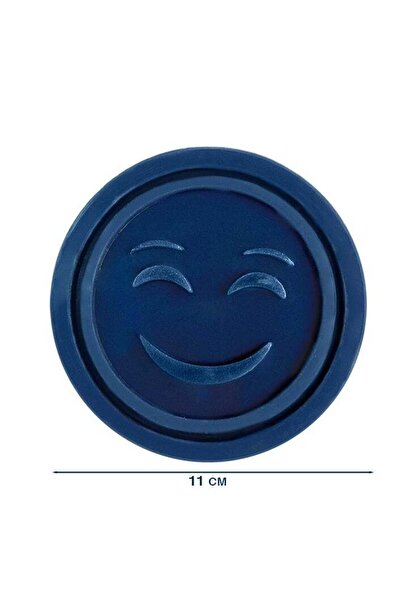 Graffiti Resin Silicone Coaster Smiley Face 10x10 cm