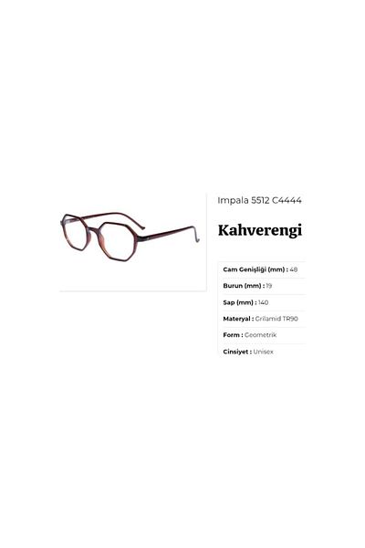 IMPALA Impala Im5512 48Ekt C.4444 Unisex Blue Light Protection Screen Glasses