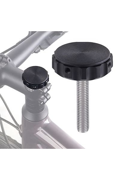 THD Hidden holder, THD P-12, for Apple AirTag compatible bicycle, handlebar stem screw mounting