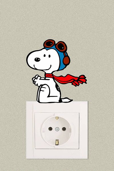 MS Major Selection Snoopy Socket Sticker