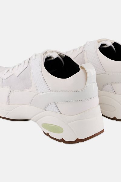 Geox Women Lace Up Casual Shoes, White