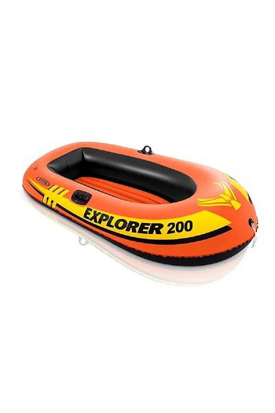 Intex Explorer 200 Inflatable 2-Person Boat Set for Pool & Lake Adventures , 185*94*41cm