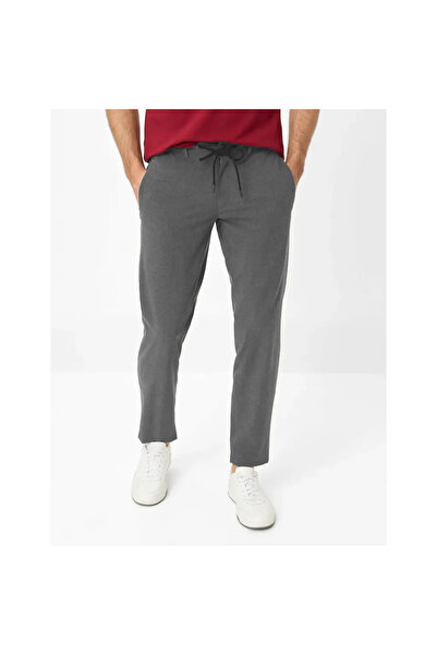 YAKAMEL Men's Waist Tie Lycra High School School Pants