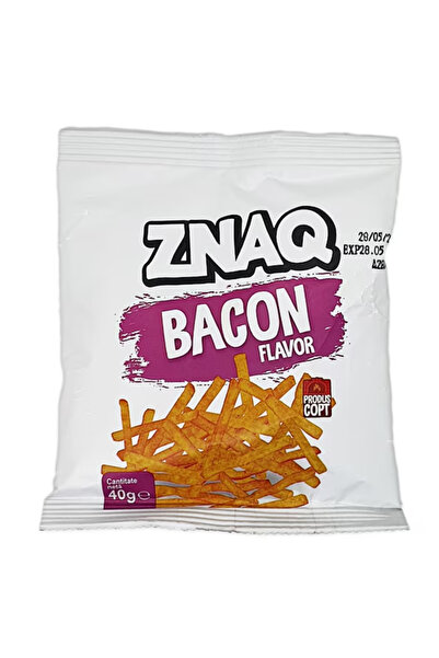 Znaq snacksuri cu aroma de bacon 40gr, 36 buc